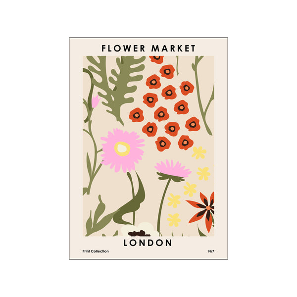 Flower Market London — Art print by NKTN from Poster & Frame
