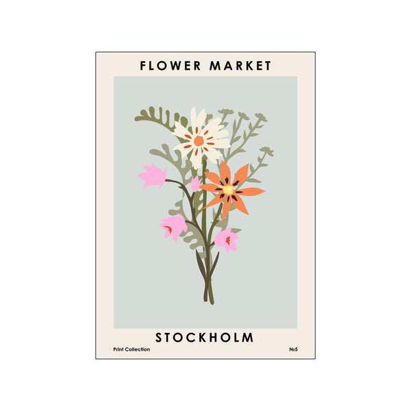 Flower Market Stockholm — Art print by NKTN from Poster & Frame