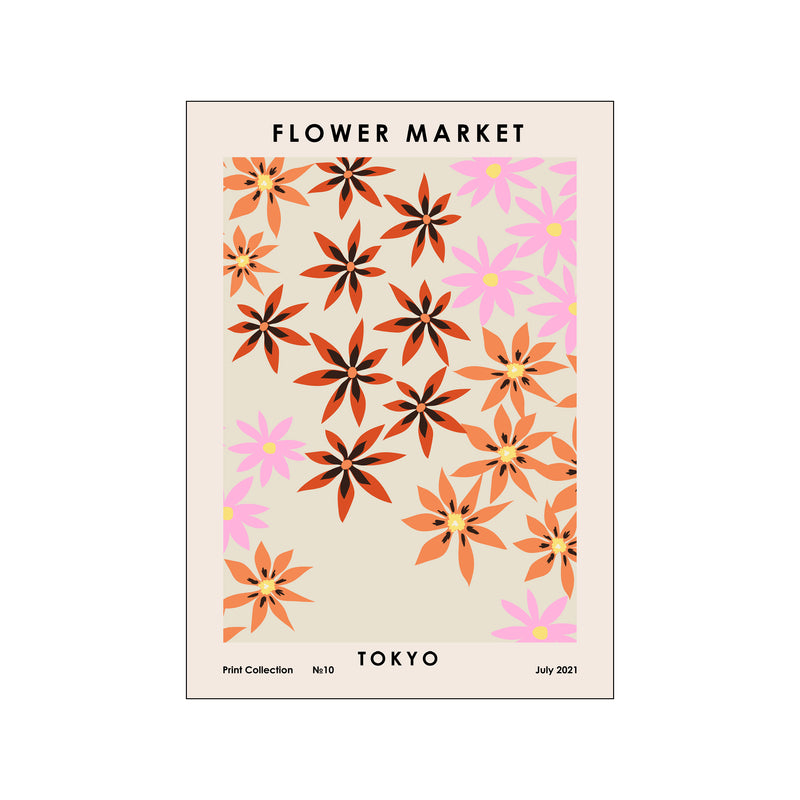 Flower Market Tokyo — Art print by NKTN from Poster & Frame