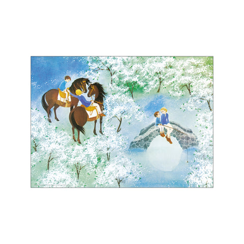 Nangijala - The Borthers Lionheart — Art print by Astrid Lindgren from Poster & Frame