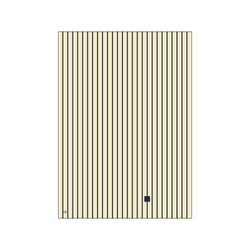 Blue square Black line — Art print by Nanna Klich from Poster & Frame