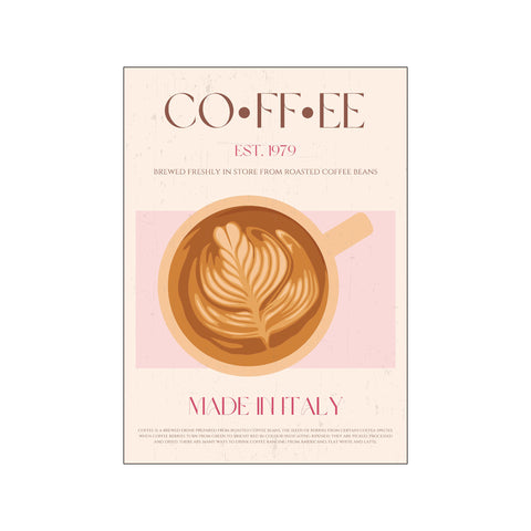 Coffee — Art print by Nazma Khokhar from Poster & Frame