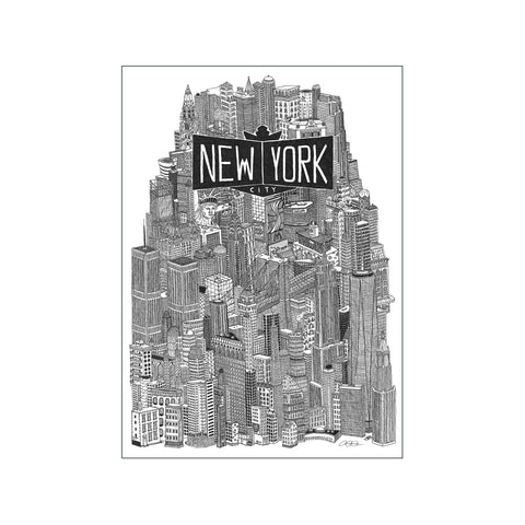 New York — Art print by Benjamin Noir from Poster & Frame