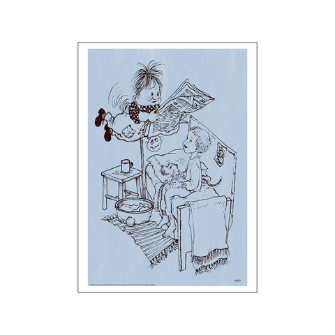 Newspaper - Karlsson on the Roof — Art print by Astrid Lindgren from Poster & Frame