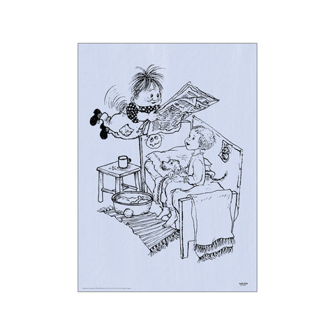 Newspaper - Karlsson on the Roof — Art print by Astrid Lindgren from Poster & Frame