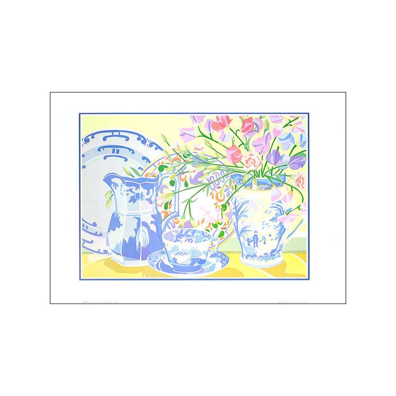 Blue and white china — Art print by Nicola Gresswell from Poster & Frame