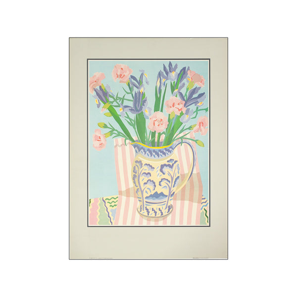 Pinks and irises — Art print by Nicola Gresswell from Poster & Frame