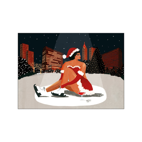 Christmas in Central Park — Art print by Nina Dissing from Poster & Frame