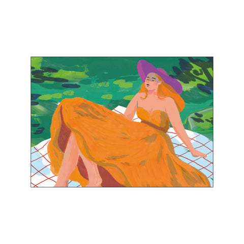 Flamming June — Art print by Nina Dissing from Poster & Frame