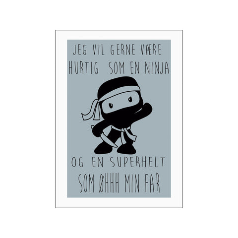 Ninja 2 — Art print by MitDejligeHjem from Poster & Frame