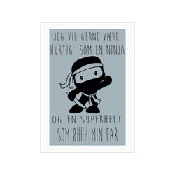 Ninja 2 — Art print by MitDejligeHjem from Poster & Frame