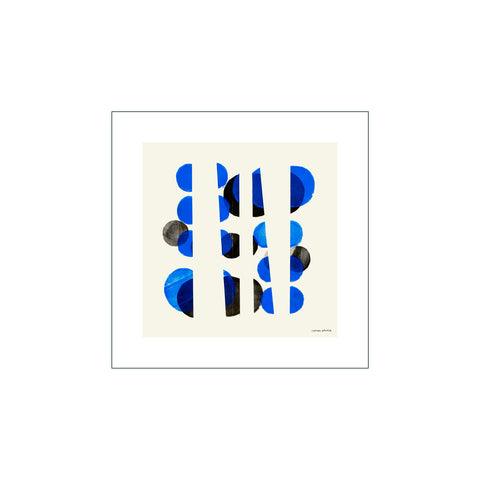 Bleu à Part 01 — Art print by The Poster Club x Nomen Studio from Poster & Frame