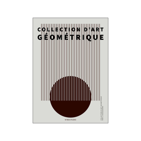 Collection d'art geometrique noir — Art print by Nordd Studio from Poster & Frame