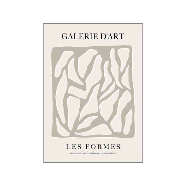 Galerie d'art Les Formes — Art print by Nordd Studio from Poster & Frame