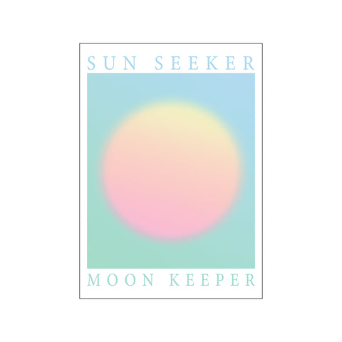 Sun seeker moon keeper — Art print by Nordd Studio from Poster & Frame