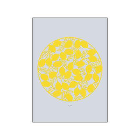 Lemons 01 — Art print by Nordic Papercuts from Poster & Frame