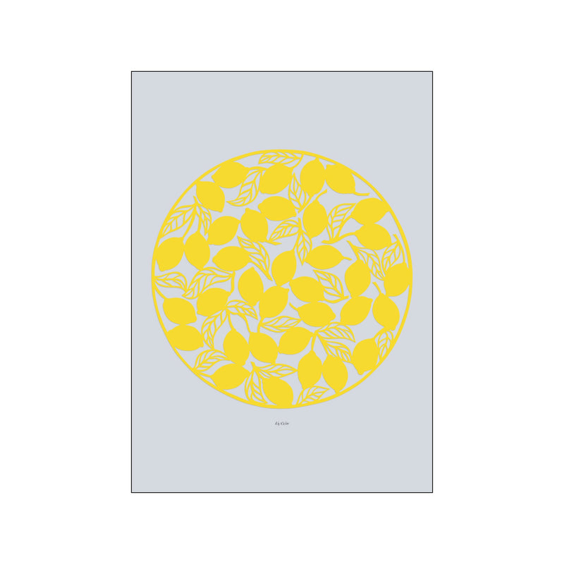 Lemons 01 — Art print by Nordic Papercuts from Poster & Frame