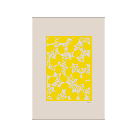 Lemons 02 — Art print by Nordic Papercuts from Poster & Frame