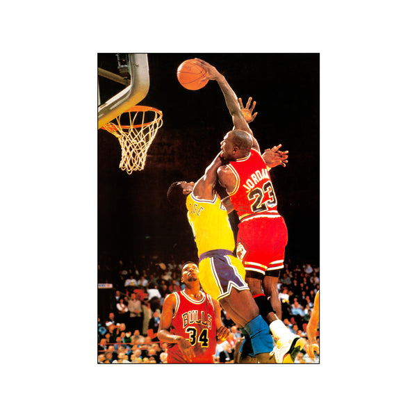 Michael Jordan - Chicago Bulls — Art print by Norton Prints L. A. from Poster & Frame