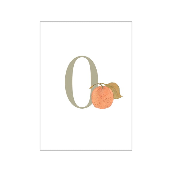 O-Orange — Art print by Tiny Goods from Poster & Frame