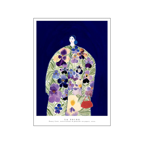 Pansy Coat — Art print by La Poire from Poster & Frame