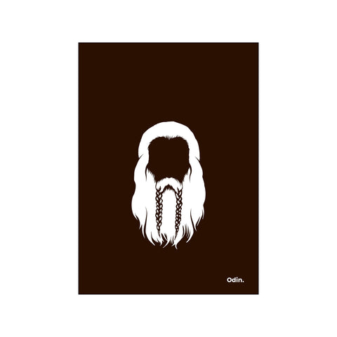 Odin - Black — Art print by Mugstars CO from Poster & Frame