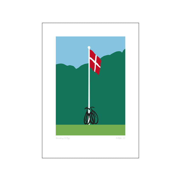 Dannebrog TIl Tops — Art print by Ole Kortzau from Poster & Frame