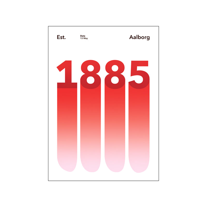 AALBORG - 1885 — Art print by Olé Olé from Poster & Frame