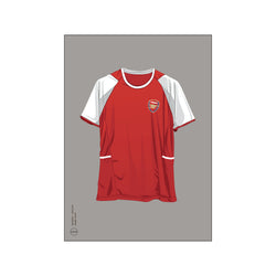 Arsenal - Home Shirt 2002/04 - Grey — Art print by Olé Olé from Poster & Frame