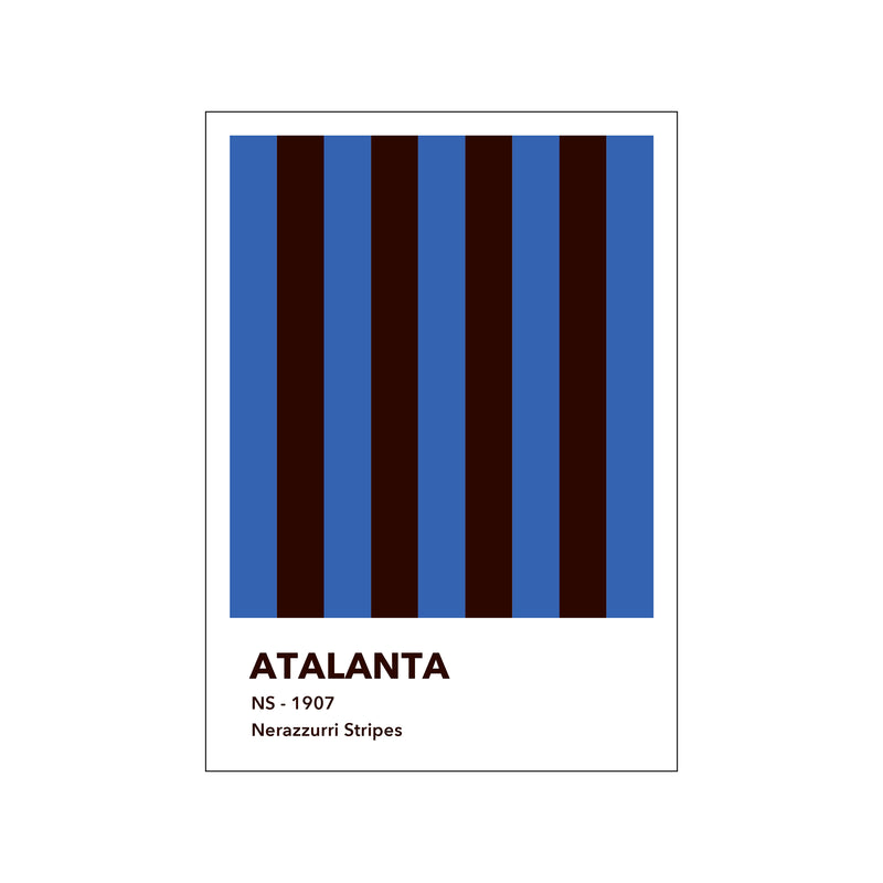 ATALANTA - NERAZZURRI STRIPES — Art print by Olé Olé from Poster & Frame