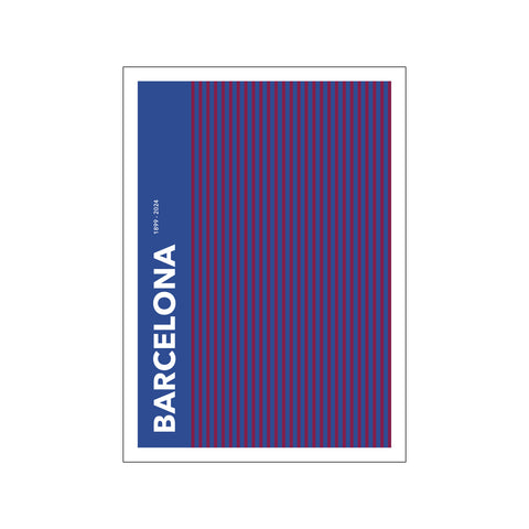 BARCELONA 1899-2024 — Art print by Olé Olé from Poster & Frame