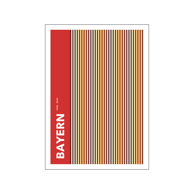 BAYERN 1900-2024 — Art print by Olé Olé from Poster & Frame