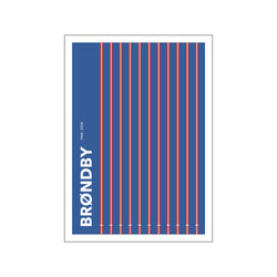 Brøndby 1964-2024 — Art print by Olé Olé from Poster & Frame