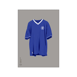 Chelsea - Home Shirt 2003/05 - Grey — Art print by Olé Olé from Poster & Frame