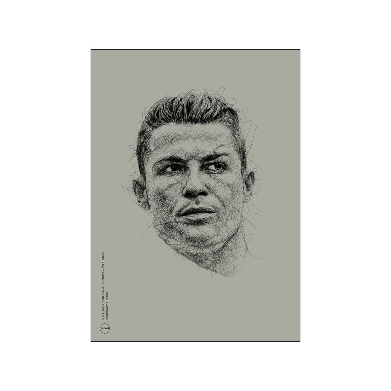 Christiano Ronaldo - Beige — Art print by Olé Olé from Poster & Frame