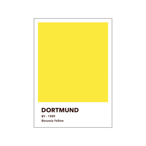 DORTMUND - BORUSSIA YELLOW — Art print by Olé Olé from Poster & Frame