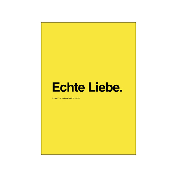 Dortmund - Echte Liebe — Art print by Olé Olé from Poster & Frame