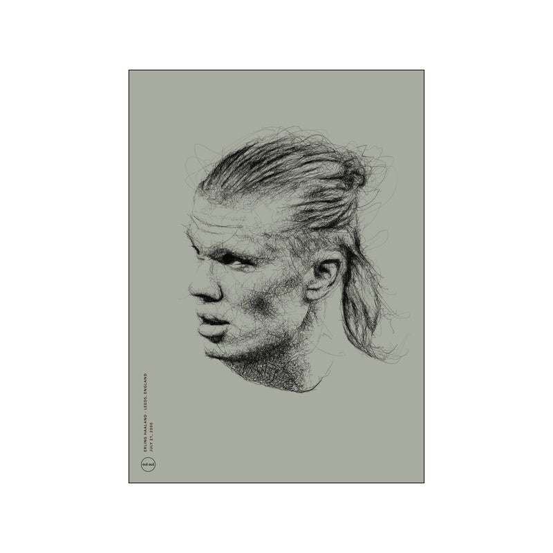 Erling Haaland - Beige — Art print by Olé Olé from Poster & Frame