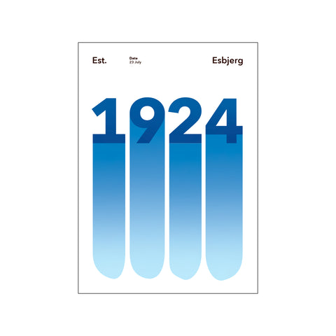 ESBJERG - 1924 — Art print by Olé Olé from Poster & Frame