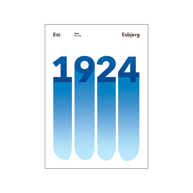 ESBJERG - 1924 — Art print by Olé Olé from Poster & Frame