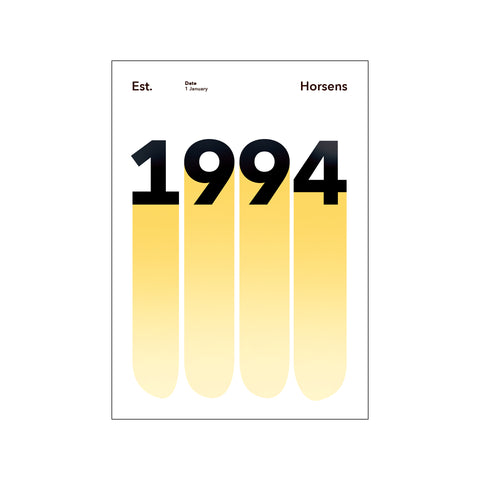 HORSENS - 1994 — Art print by Olé Olé from Poster & Frame