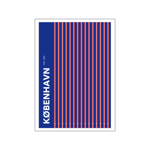 KØBENHAVN - 1992 — Art print by Olé Olé from Poster & Frame