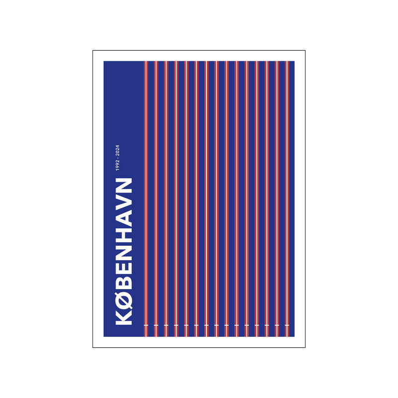 København - 1992-2024 — Art print by Olé Olé from Poster & Frame