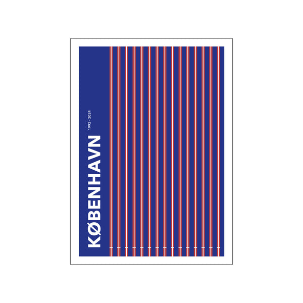 København - 1992-2024 — Art print by Olé Olé from Poster & Frame