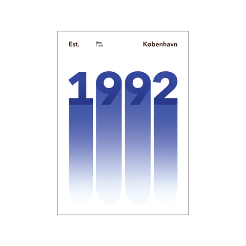 København - 1992 — Art print by Olé Olé from Poster & Frame