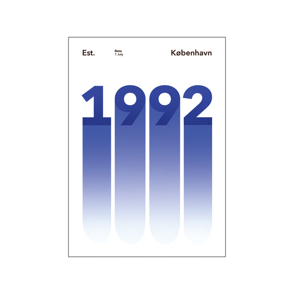 København - 1992 — Art print by Olé Olé from Poster & Frame