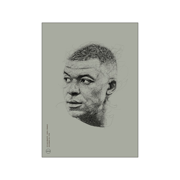 Kylian Mbappé - Beige — Art print by Olé Olé from Poster & Frame