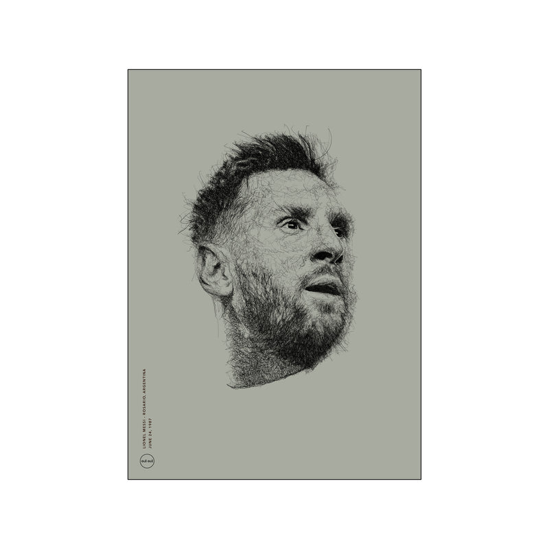 Lionel Messi - Beige — Art print by Olé Olé from Poster & Frame