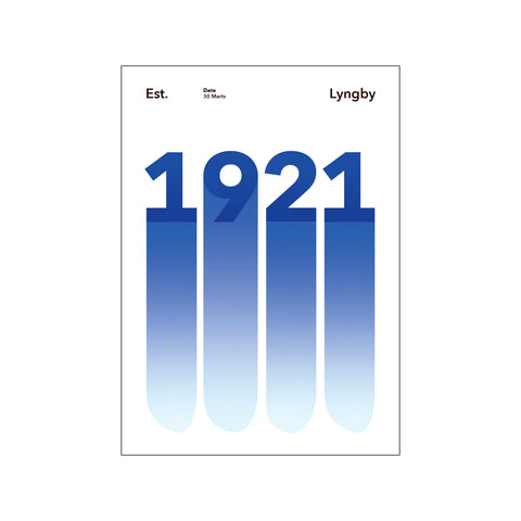 LYNGBY - 1921 — Art print by Olé Olé from Poster & Frame