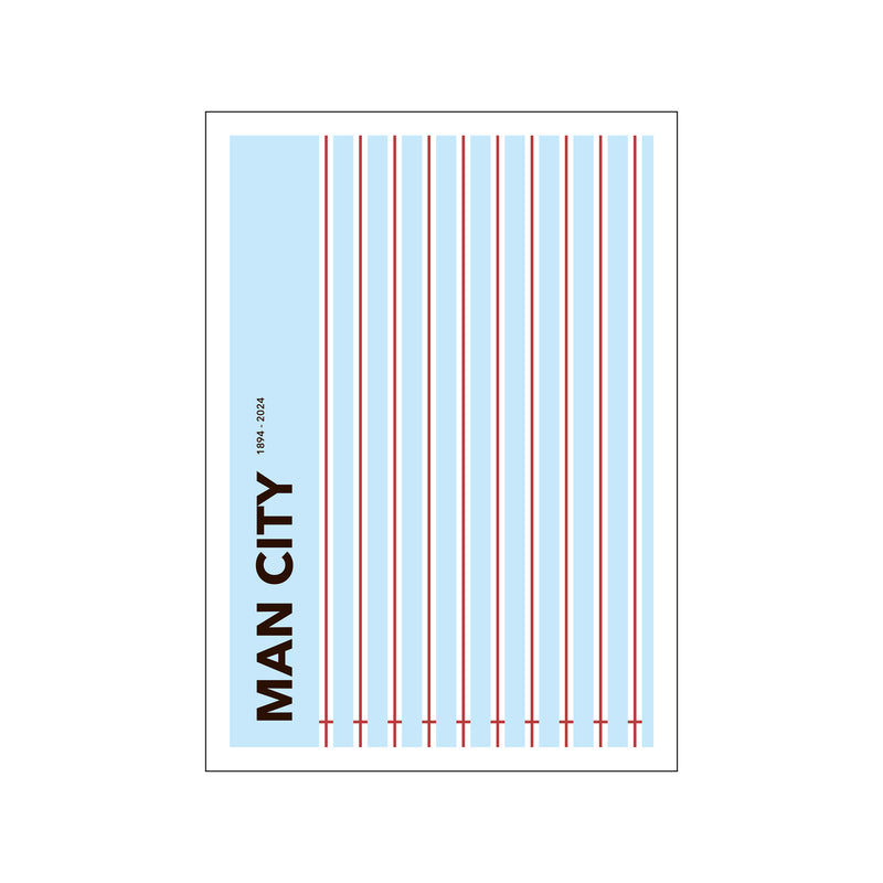 MAN CITY 1894-2024 — Art print by Olé Olé from Poster & Frame